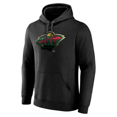 Minnesota Wild Personalized Midnight Mascot Logo Pullover Hoodie Online