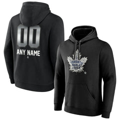 Toronto Maple Leafs Personalized Midnight Mascot Logo Pullover Hoodie Outlet