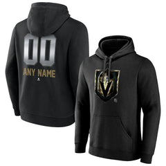 Vegas Golden Knights Personalized Midnight Mascot Logo Pullover Hoodie Discount