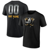 Anaheim Ducks Personalized Midnight Mascot Logo T-Shirt Sale