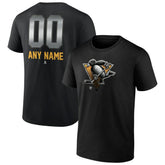 Pittsburgh Penguins Personalized Midnight Mascot Logo T-Shirt Outlet