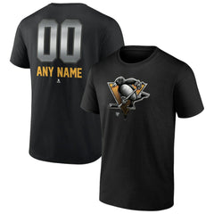 Pittsburgh Penguins Personalized Midnight Mascot Logo T-Shirt Outlet