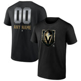 Vegas Golden Knights Personalized Midnight Mascot Logo T-Shirt For Sale