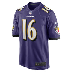 Baltimore Ravens Nike Tylan Wallace Game Jersey