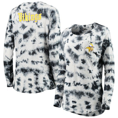 Minnesota Vikings New Era Women's Tie-Dye Long Sleeve T-Shirt