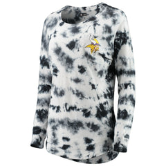 Minnesota Vikings New Era Women's Tie-Dye Long Sleeve T-Shirt