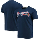 Atlanta Braves Homage Hand-Drawn Logo Tri-Blend T-Shirt | MLB Sale
