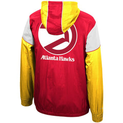 Atlanta Hawks Hardwood Classics Highlight Reel Windbreaker Half-Zip Hoodie Jacket For Sale