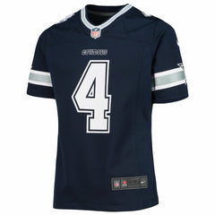 Dallas Cowboys Nike Dak Prescott Girls Youth Team Game Jersey