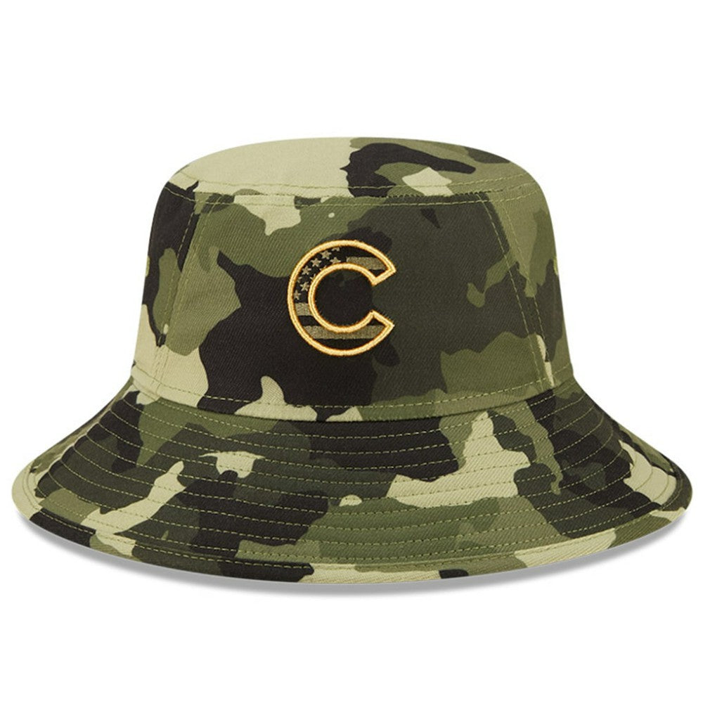 Chicago Cubs New Era 2022 Armed Forces Day Bucket Hat | MLB New