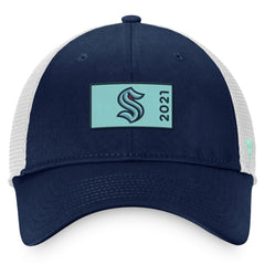 Seattle Kraken Fanatics Authentic Pro Rink Trucker Snapback Hat Discount