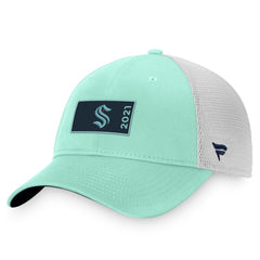 Seattle Kraken Fanatics Authentic Pro Rink Trucker Snapback Hat Outlet