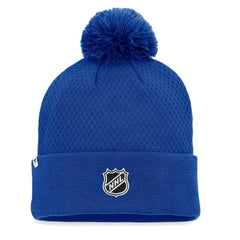 St. Louis Blues Fanatics Women's Authentic Pro Road Cuffed Knit Hat with Pom Online