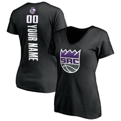 Sacramento Kings Women's Personalized Playmaker Team V-Neck T-Shirt Online