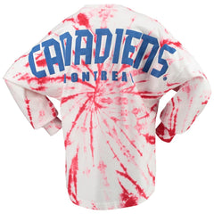 Montreal Canadiens Women's Spiral Tie-Dye Long Sleeve T-Shirt Online