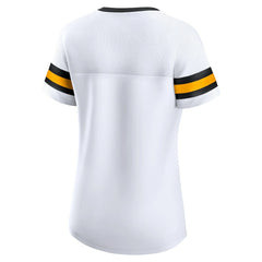 Pittsburgh Steelers Fanatics Women's Sunday Best Lace-Up T-Shirt