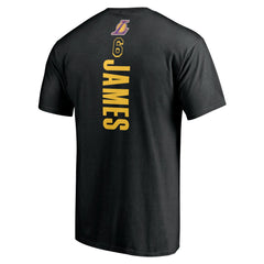LeBron James Los Angeles Lakers #6 Playmaker Name & Number T-Shirt Online