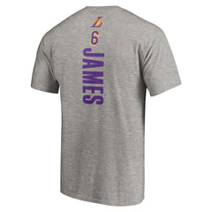 LeBron James Los Angeles Lakers #6 Playmaker Name & Number T-Shirt On Sale