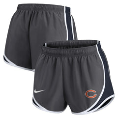 Chicago Bears Nike Women's Team Logo Performance Tempo Shorts