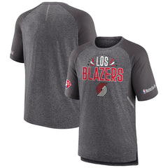 Portland Trail Blazers 2022 Noches Ene-Be-A Core Shooting Raglan T-Shirt Discount