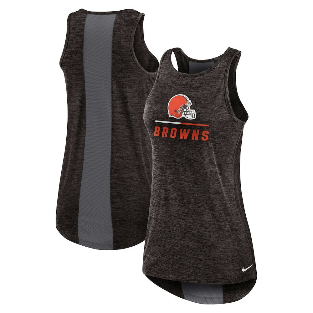 Cleveland Browns Nike Women's High Neck Performance Tank Top