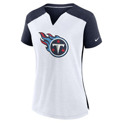 Tennessee Titans Nike Women's Impact Exceed Performance Notch Neck T-Shirt