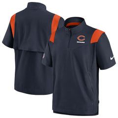 Chicago Bears Nike Sideline Coaches Chevron Lockup Pullover Top