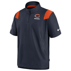 Chicago Bears Nike Sideline Coaches Chevron Lockup Pullover Top