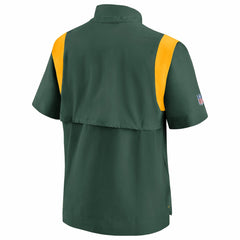 Green Bay Packers Nike Sideline Coaches Chevron Lockup Pullover Top