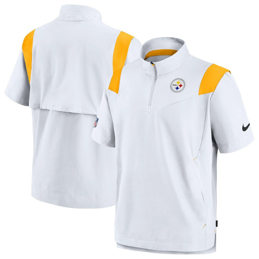 Pittsburgh Steelers Nike Sideline Coaches Chevron Lockup Pullover Top