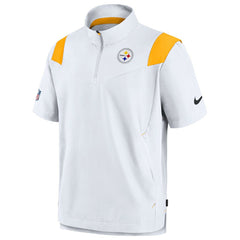 Pittsburgh Steelers Nike Sideline Coaches Chevron Lockup Pullover Top