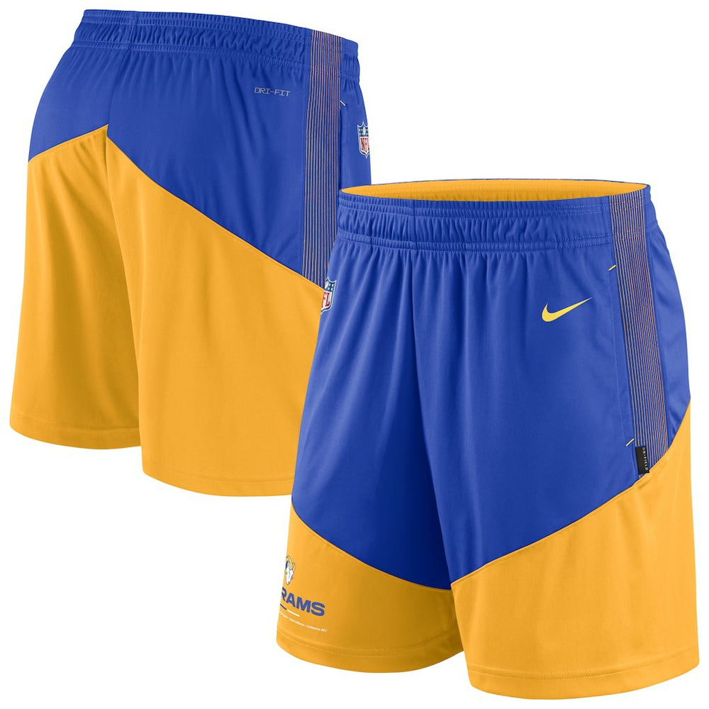 Los Angeles Rams Nike Sideline Primary Lockup Performance Shorts