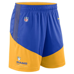 Los Angeles Rams Nike Sideline Primary Lockup Performance Shorts
