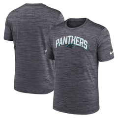 Carolina Panthers Nike Sideline Velocity Athletic Stack Performance T-Shirt