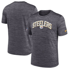 Pittsburgh Steelers Nike Sideline Velocity Athletic Stack Performance T-Shirt