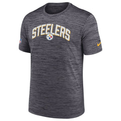 Pittsburgh Steelers Nike Sideline Velocity Athletic Stack Performance T-Shirt