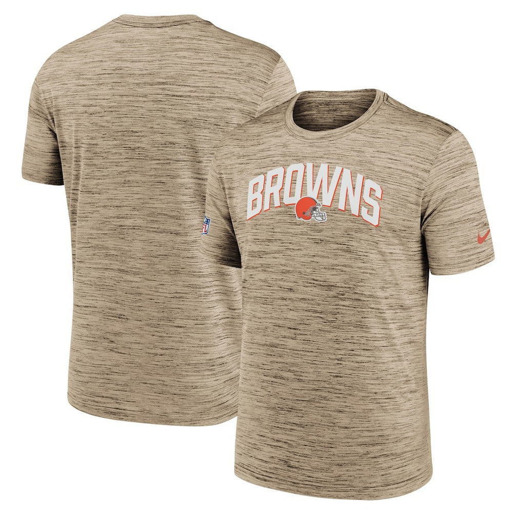 Cleveland Browns Nike Sideline Velocity Athletic Stack Performance T-Shirt
