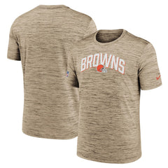 Cleveland Browns Nike Sideline Velocity Athletic Stack Performance T-Shirt