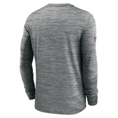 New Orleans Saints Nike Sideline Velocity Athletic Stack Performance Long Sleeve T-Shirt
