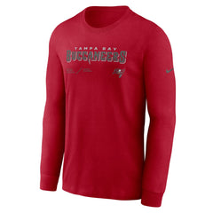 Tampa Bay Buccaneers Nike Sideline Infograph Lock Up Performance Long Sleeve T-Shirt