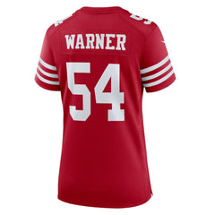 San Francisco 49ers Nike Fred Warner Women's Game Player Jersey