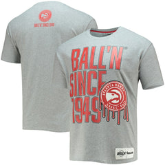 Atlanta Hawks BALL'N Since 1949 T-Shirt New