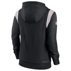 Atlanta Falcons Nike Women's Sideline Stack Performance Pullover Hoodie