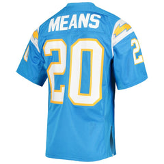 Los Angeles Chargers Mitchell & Ness Natrone Means 1994 Authentic Throwback Retired Player Jersey