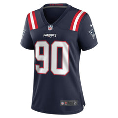 New England Patriots Nike Christian Barmore Women's Game Jersey
