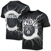 Brooklyn Nets FISLL Tornado Bolt T-Shirt Discount