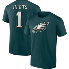 Philadelphia Eagles Fanatics Jalen Hurts Player Icon T-Shirt