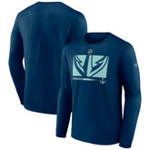 Seattle Kraken Fanatics Authentic Pro Core Collection Secondary Long Sleeve T-Shirt Sale