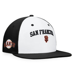 San Francisco Giants Fanatics Iconic Color Blocked Fitted Hat | MLB Online