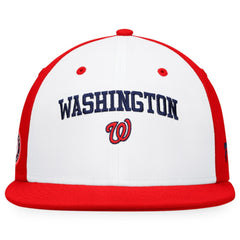 Washington Nationals Fanatics Iconic Color Blocked Fitted Hat | MLB New